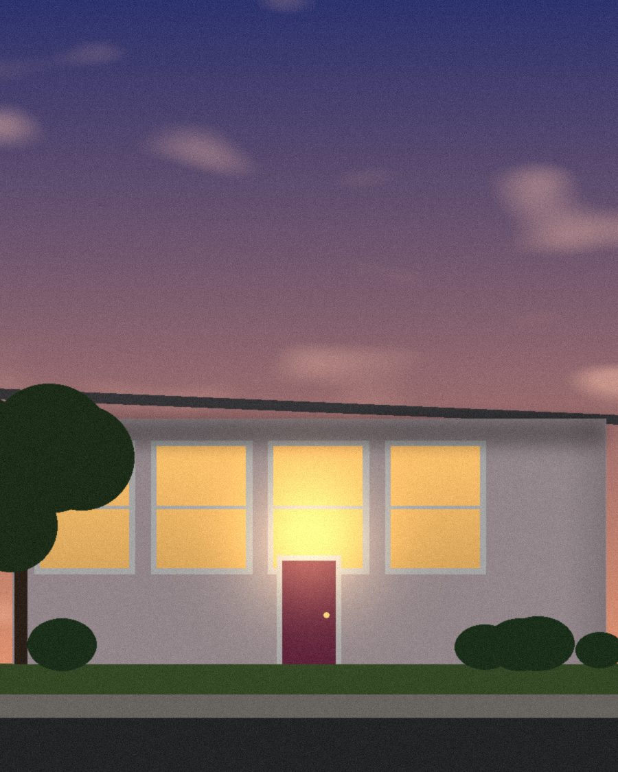 Philomena Street 1194 at twilight